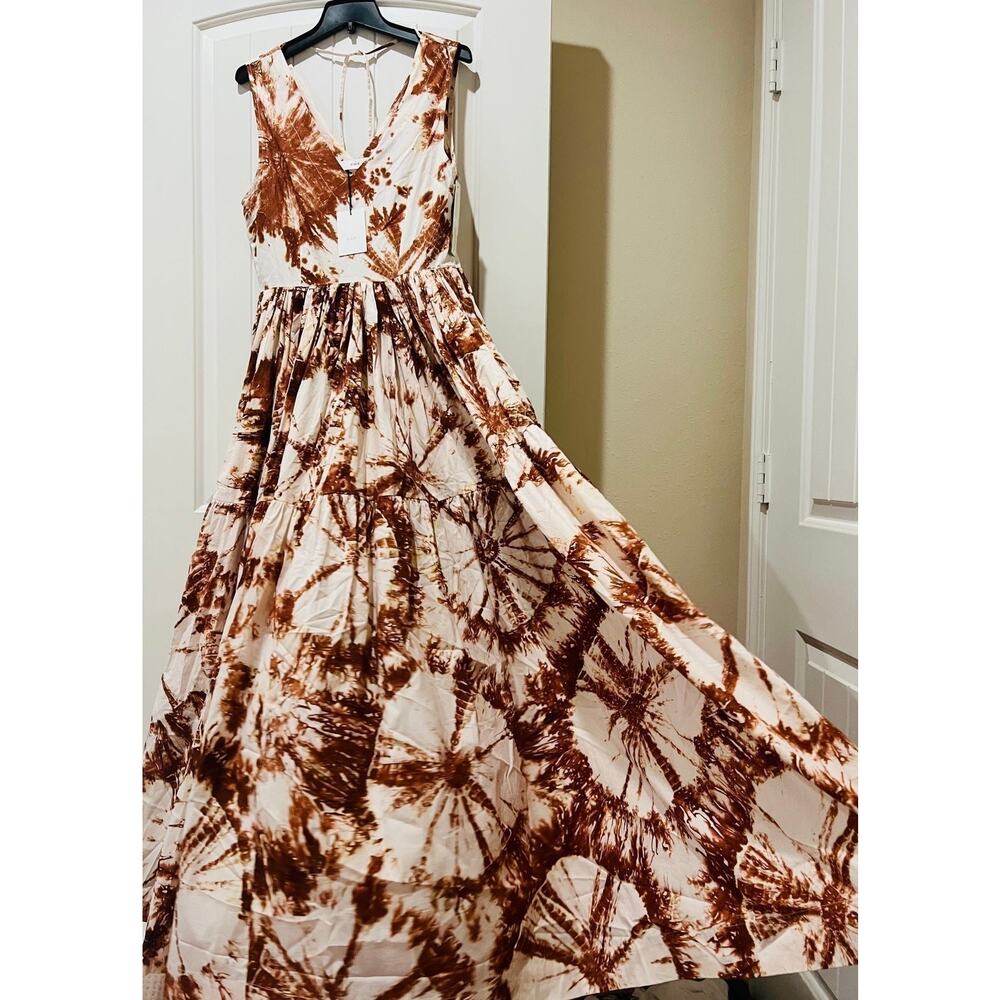 NWT❤️Anthro S/W/F V-Neck Maxi Dress szM - Picture 2 of 11